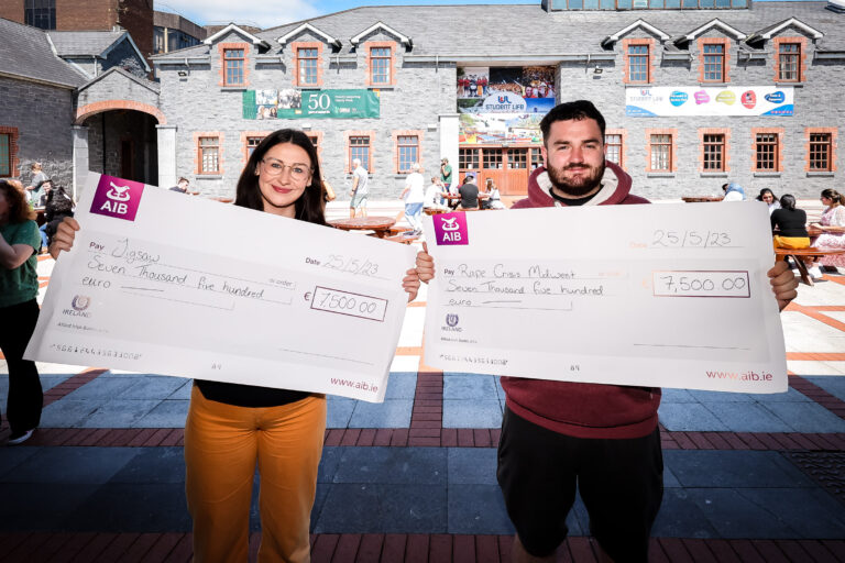 UL Charity Week raise €15,000 for Rape Crisis Midwest and Jigsaw Limerick