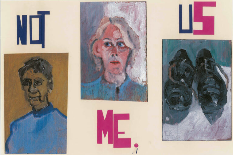 Limerick artist / DJ Tom Prendergast exhibits paintings, cut-outs and other admired artists at Ormston House