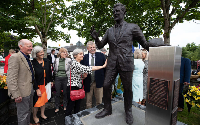 Statue to remember father of duty-free unveiled in Sixmilebridge