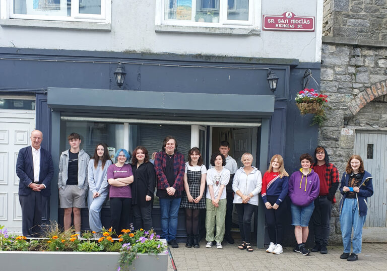 Limerick teenagers bring some colour to Nicholas Street
