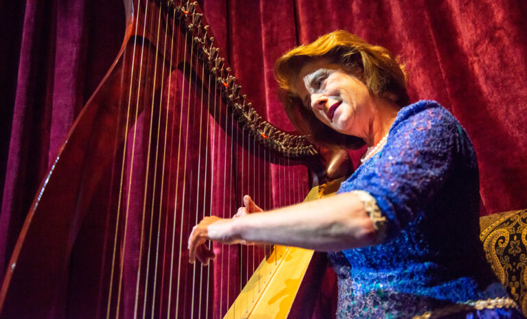 Sweet sounds of harp in Bunratty halls