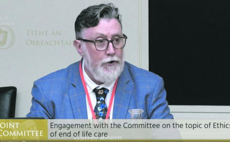 Limerick man tells Oireachtas committee how “intolerable pain” forced his wife to end life through assisted dying