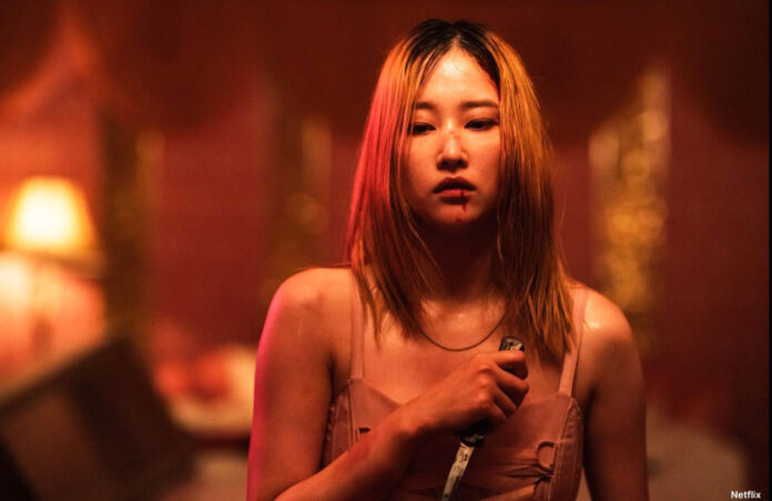Jeon-Jong-seo-is-an-avenging-angel-in-blood-soaked-Ballerina web