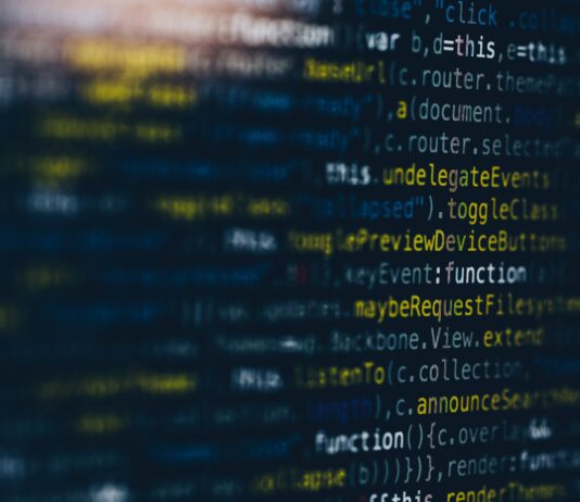 computer coding screengrab