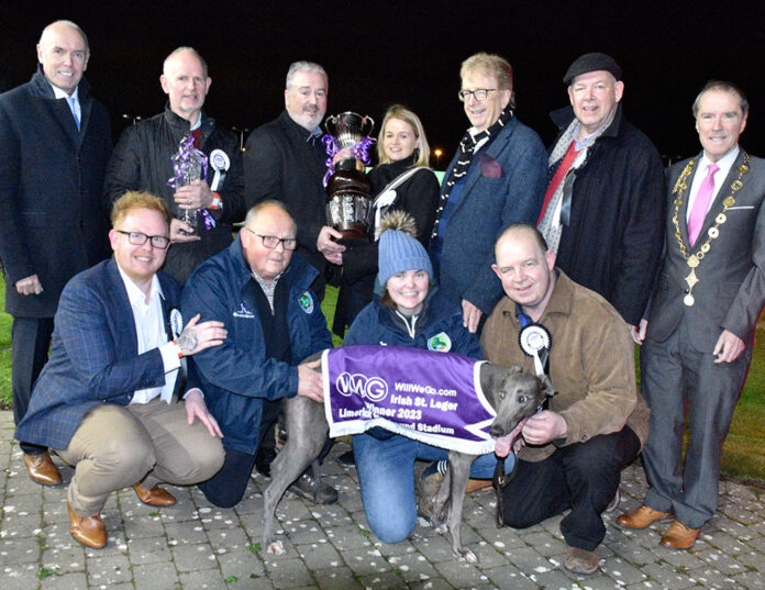 In celebratroy mood at Limerick were the connections of Clonbrien Treaty.