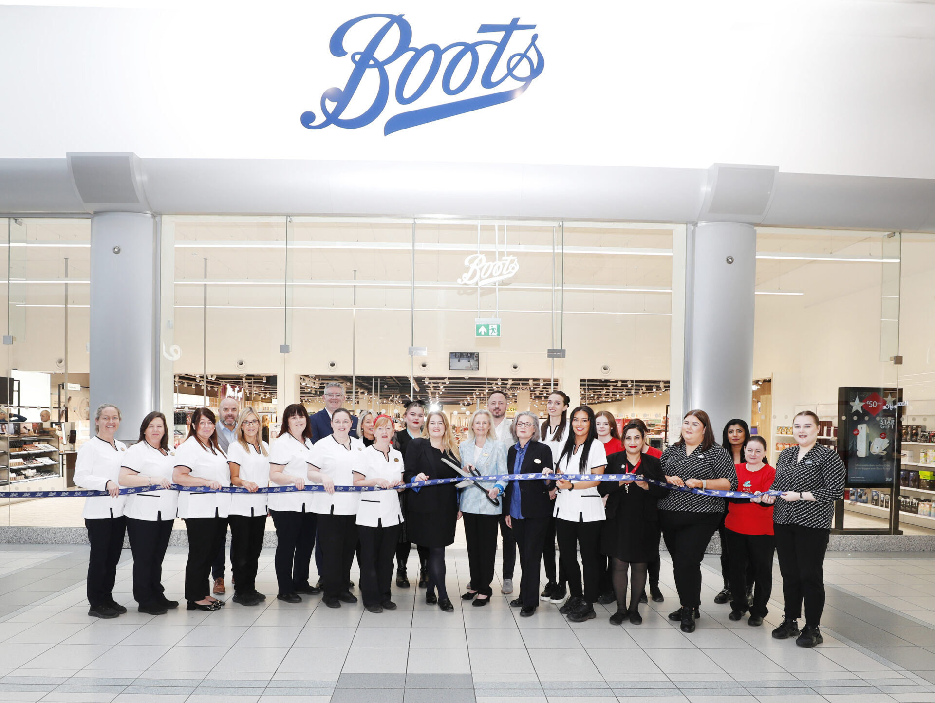 New Limerick Boots store unveiled while DV8 launch with a bang