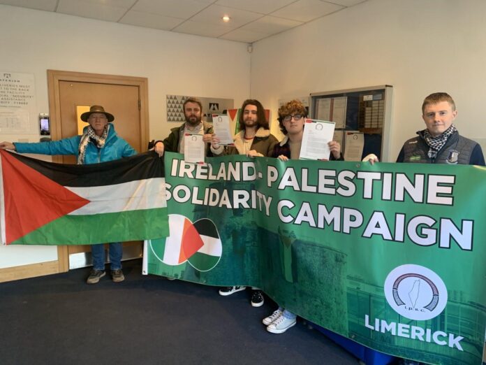 PAGE XX USE Materion Palestine Protest Cian Prendiville 2