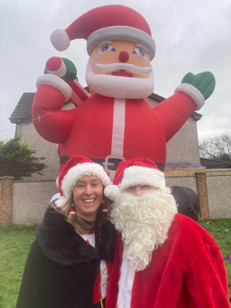 Giant 40-foot Santa spreads Christmas cheer in Limerick estate