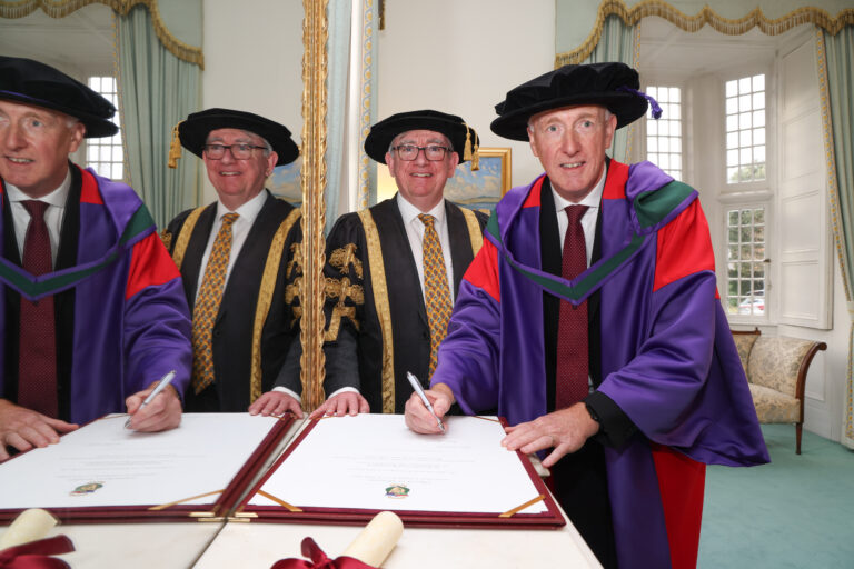 Limerick man conferred with honorary doctorate from University of Galway