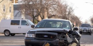 black Ford car