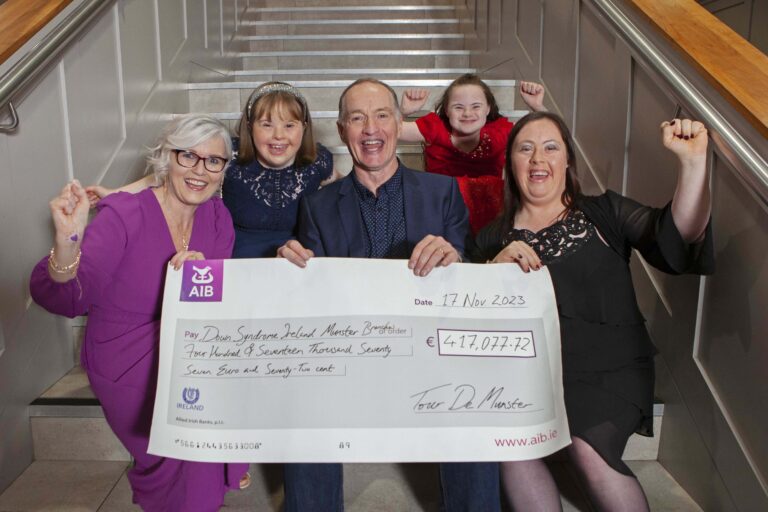 Over €400,000 raised for Down Syndrome Munster by charity cycle