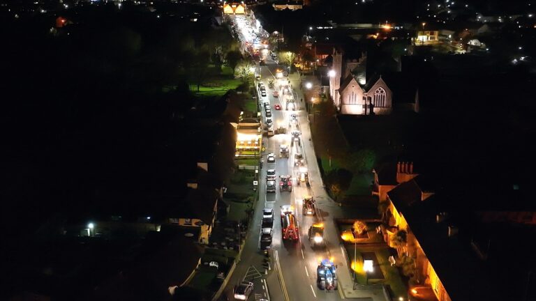 Almost 200 farmers take to Limerick streets in protest