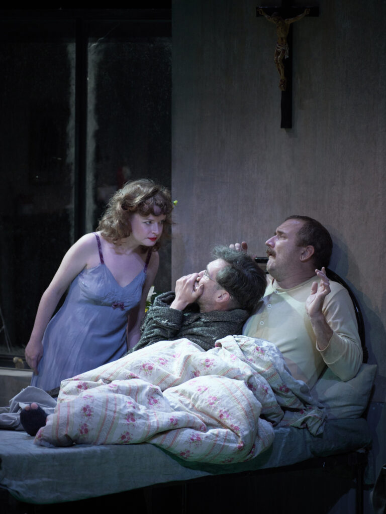 “Minnie starts off in the play as a caterpillar and by the end she’s this butterfly and flies off.” Two nights at Lime Tree for Druid’s Shadow of a Gunman