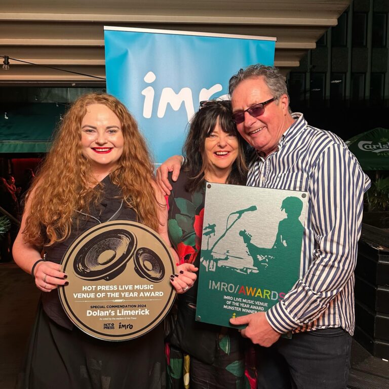 IMRO Live Music Venue of The Year wins for Dolans