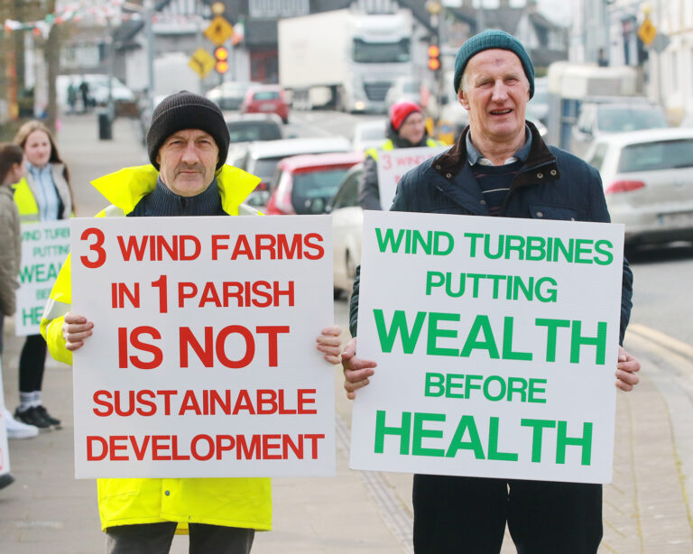 Limerick protesters tilting at Coolcappa windmills