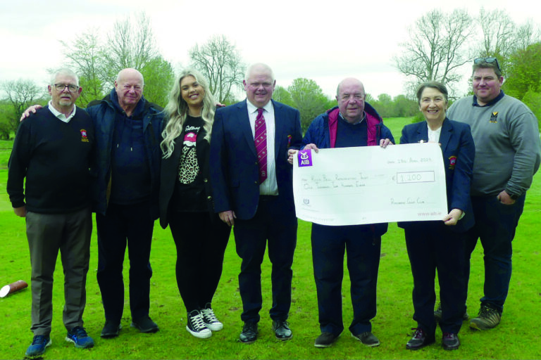 Rathbane Golf Club makes donation of over €1,000 to Kevin Bell Trust
