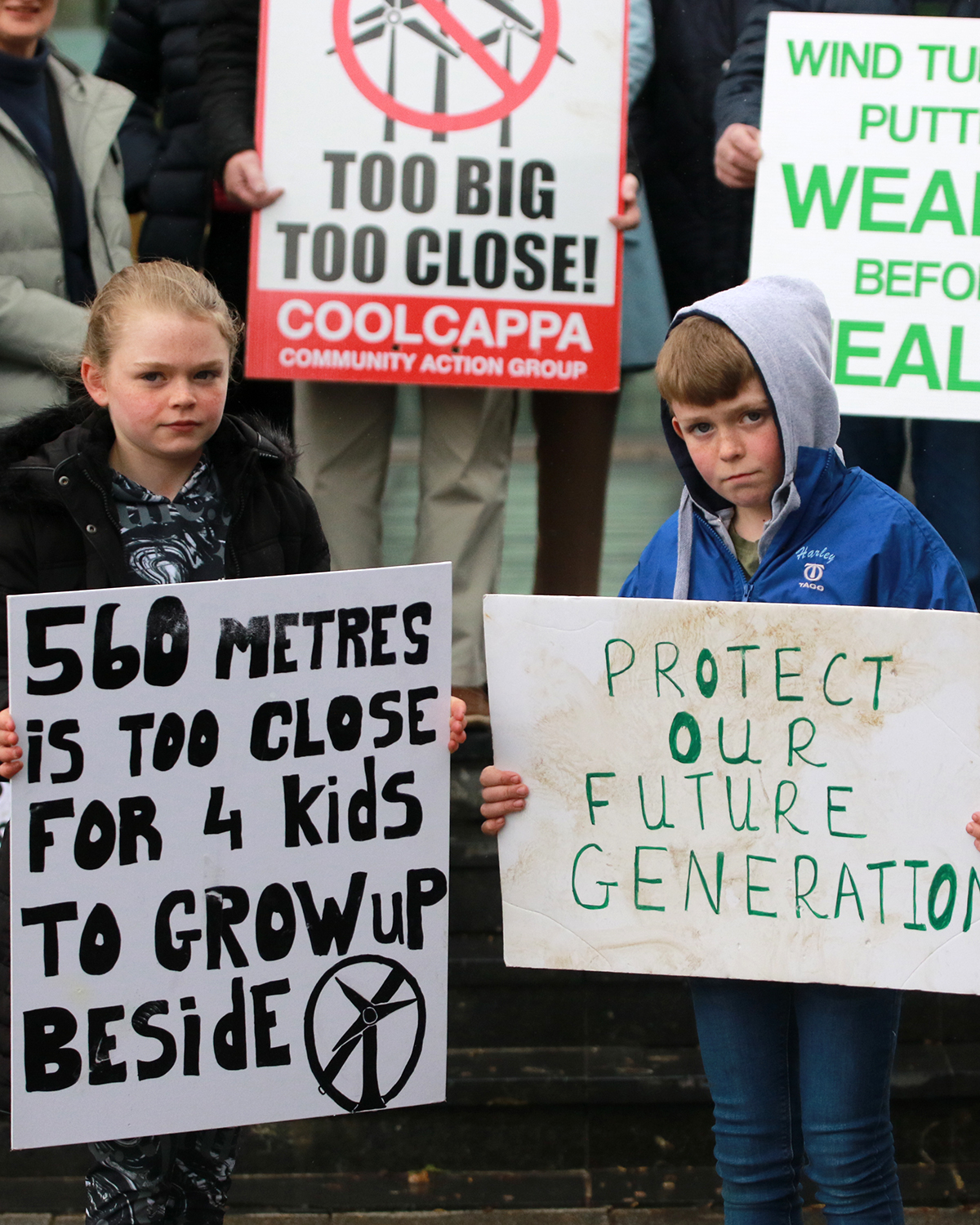 West Limerick wind turbine objectors take protest to Dáil
