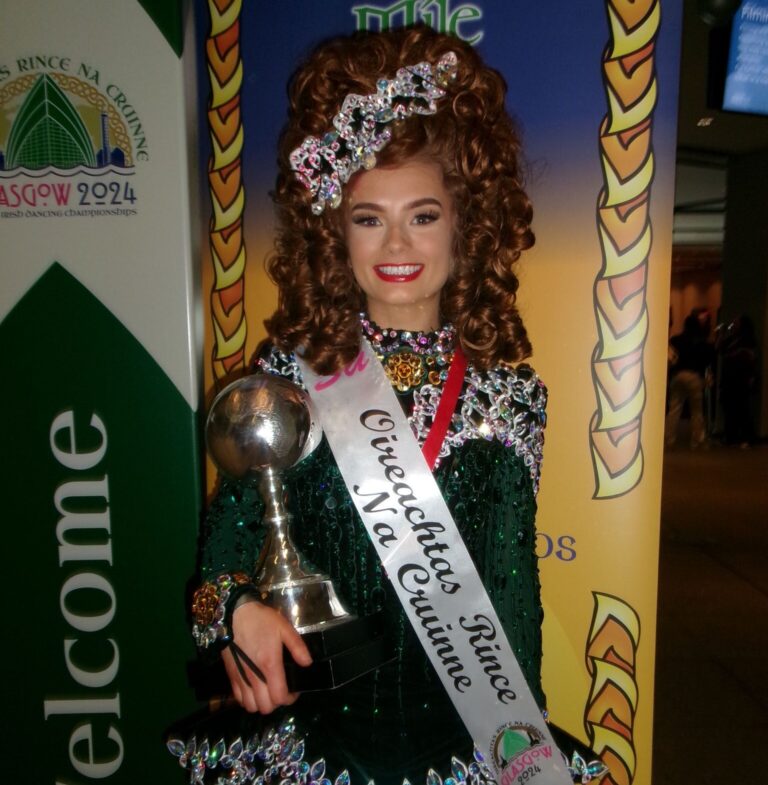 Grace danced off her feet and into Irish dancing world ranking