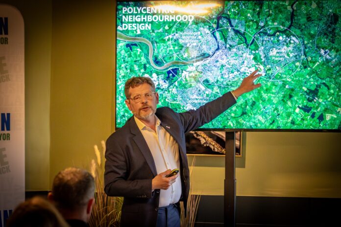 John Moran - Frontrunning Limerick Mayor Candidate at 'More Liveable Limerick' Policy Launch in Patrickswell - 18 April 2024