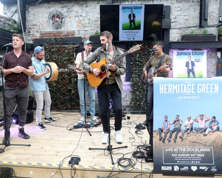 Live at the Docklands Festival launch – New album, new sound from Hermitage Green