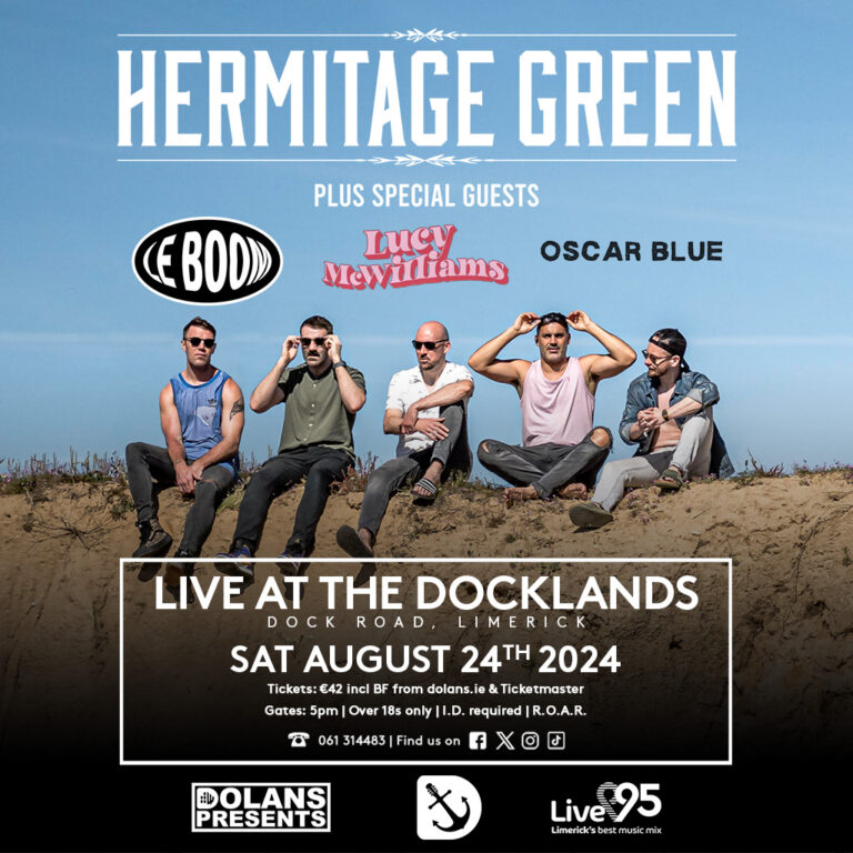 Strong lineup of special guests announced for Hermitage Green’s headliner at Docklands