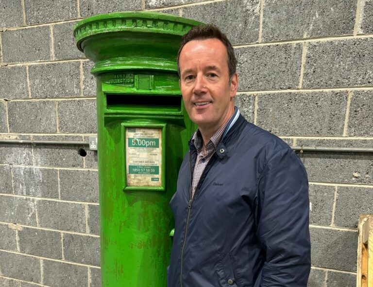 Victorian post box makes its way from former prison island to Limerick City