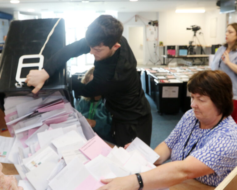 Off to the races as boxes open at Limerick count centre