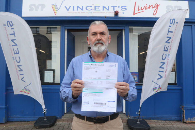 €2,500 water bill shock of Limerick charity shop