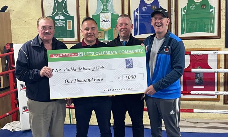 Rathkeale Boxing Club given €1,000 from Eurospar community campaign