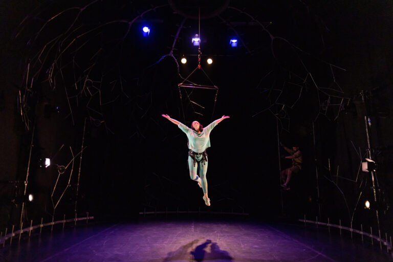 Free falling explores the fragility of life, risk taking and being an outsider in another culture