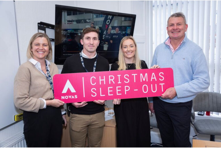 NOVAS launch flagship Christmas Sleep-Out Event