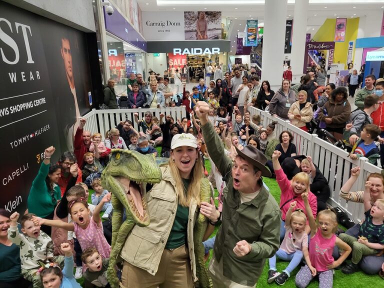 Live Dinosaur Day at the Crescent Shopping Centre