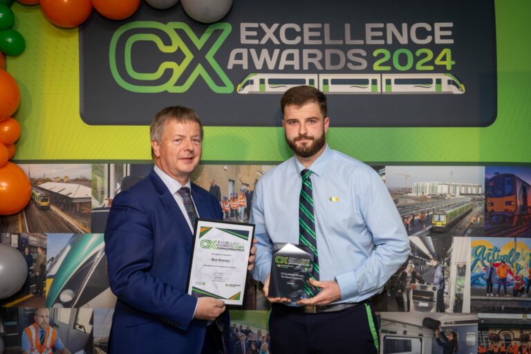 Limerick Iarnród Éireann staff awarded for customer service excellence