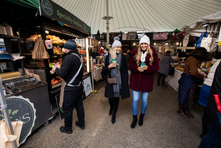 It’s Christmas time at the Milk Market
