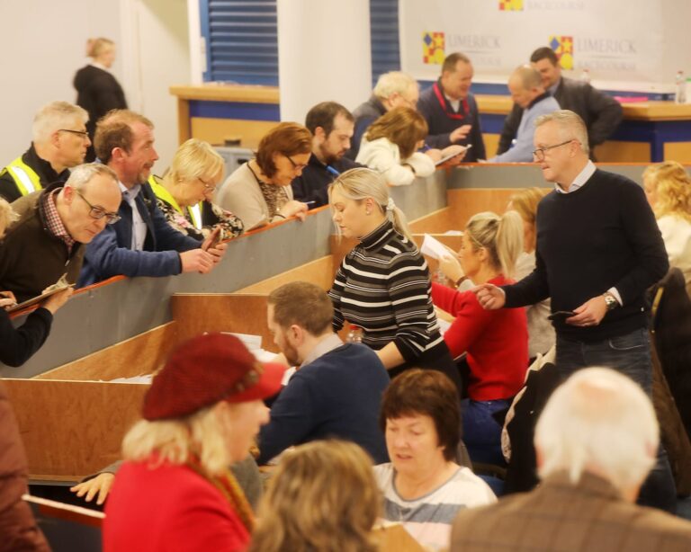 A tale of two constituencies: The count goes on at Limerick Racecourse