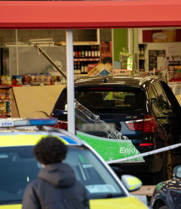 BMW ploughs into Limerick Spar shop
