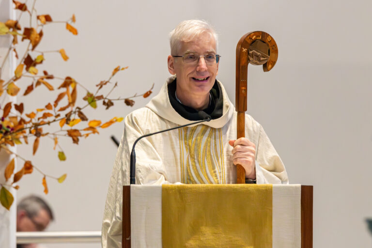 Glenstal’s Abbot Columba McCann receives abbatial blessing