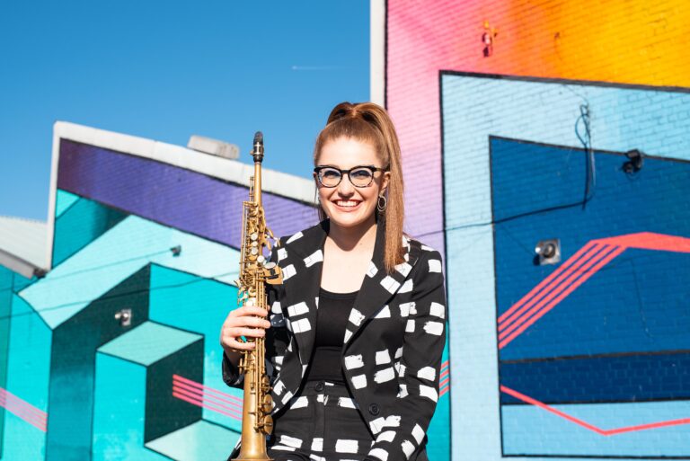 Saxophonist Jess Gillam performs Bach to Bowie with ICO