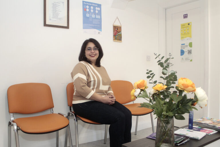 Dr Negin at home in Limerick