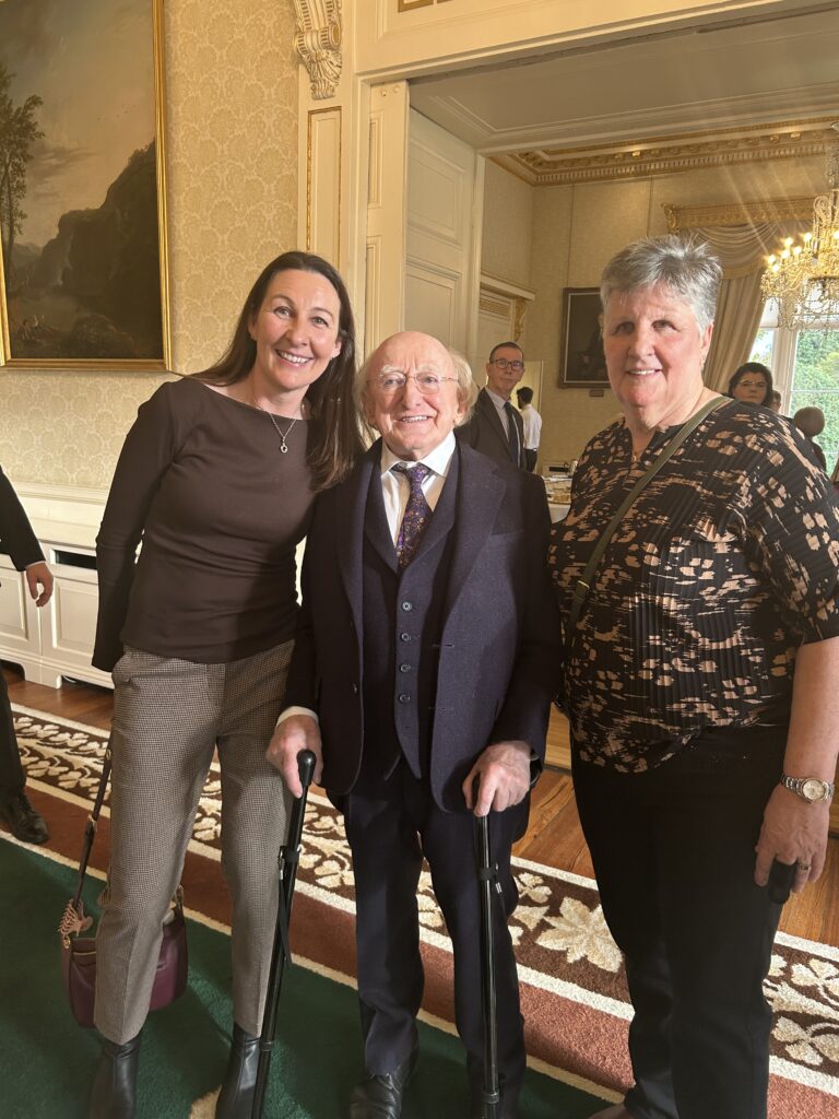 Ballynanty’s Marion honoured with trailblazing teammates during Aras visit