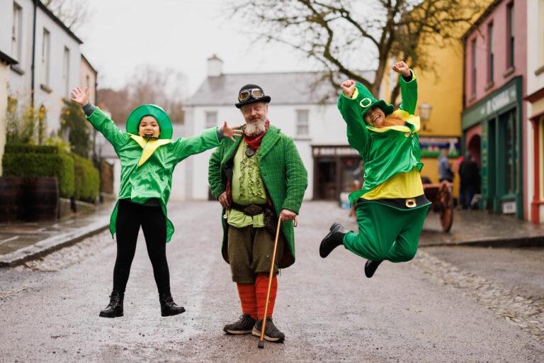 St Patrick joining the shamrock and shenanigans at Bunratty