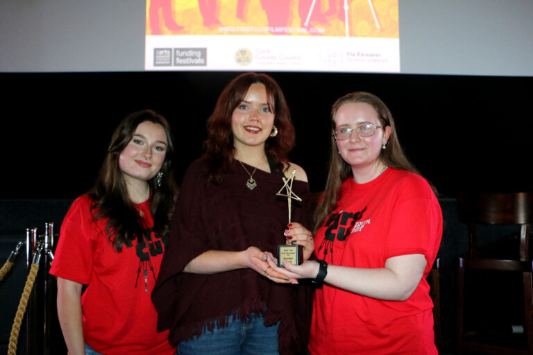 Three Limerick filmmakers in the frame at First Cut! Film Festival awards
