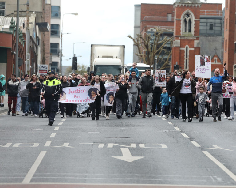 Family of late Savannah Calvert hold protest in Limerick City over DPP ‘no prosecution’ decision