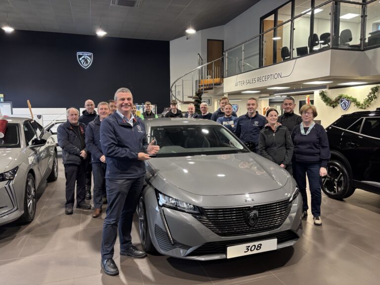 Adams of Glin Named Peugeot Dealer of the Year