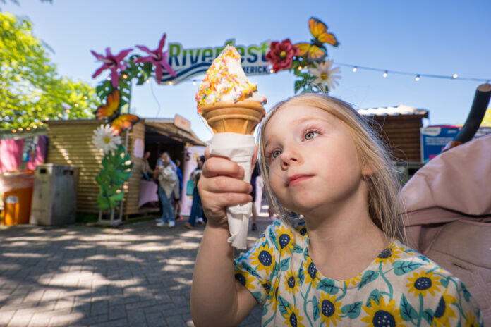 Piper with Ice Cream - River Festival Village