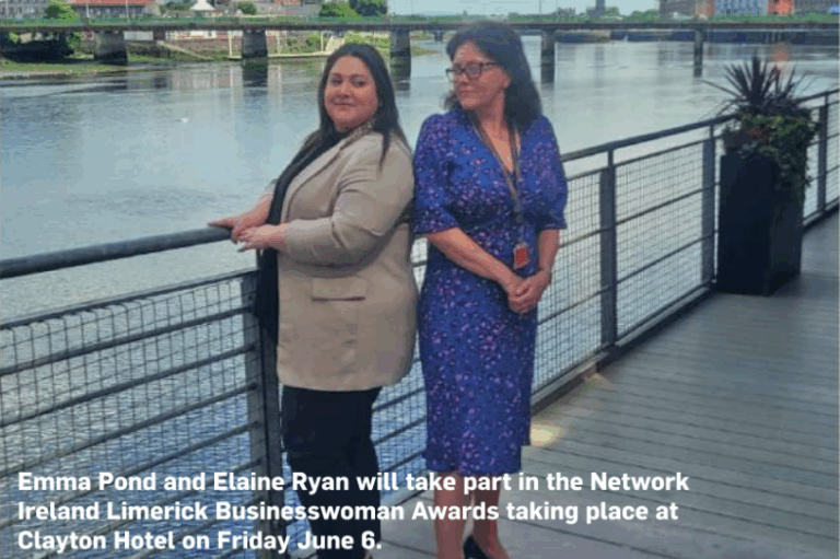 Double nomination delight for Clayton Hotel Limerick at the Network Ireland Limerick Businesswoman Awards