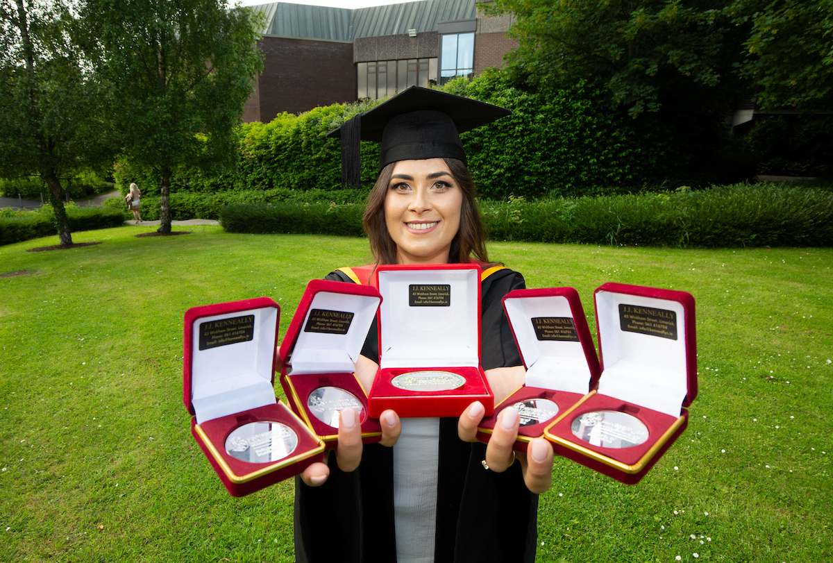 Medical medals galore for student who came to Limerick for a new life