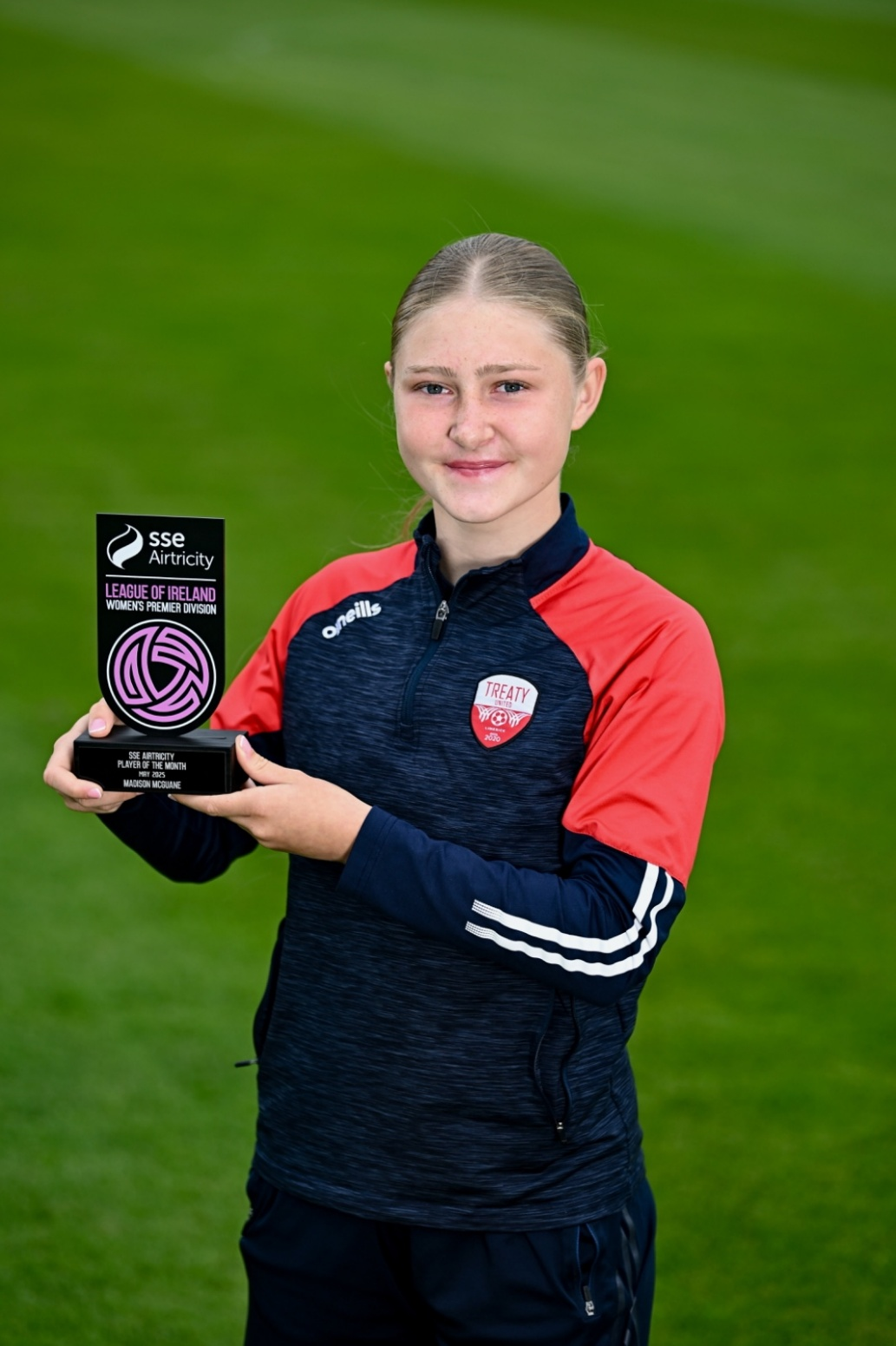 MADISON McGuane (Treaty United) has been named SSE Airtricity Premier Division Player of the Month for May.