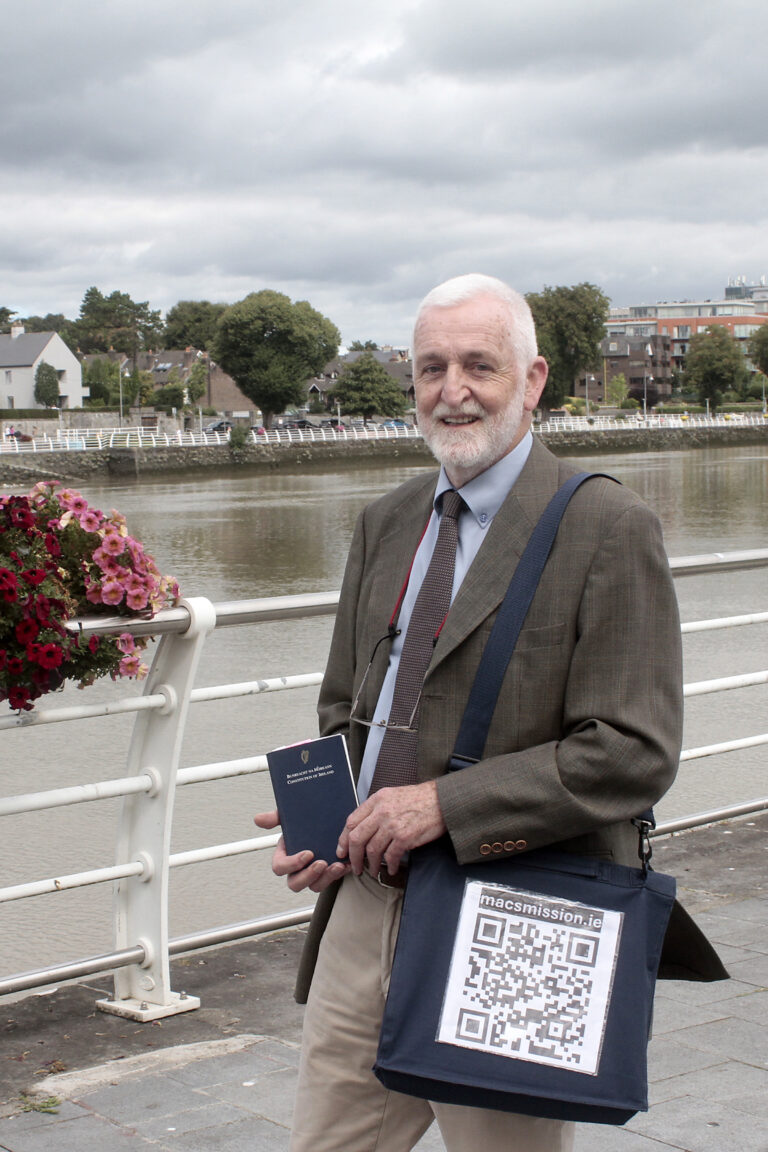 Limerick man reveals his bid for the Áras and his love for the Constitution