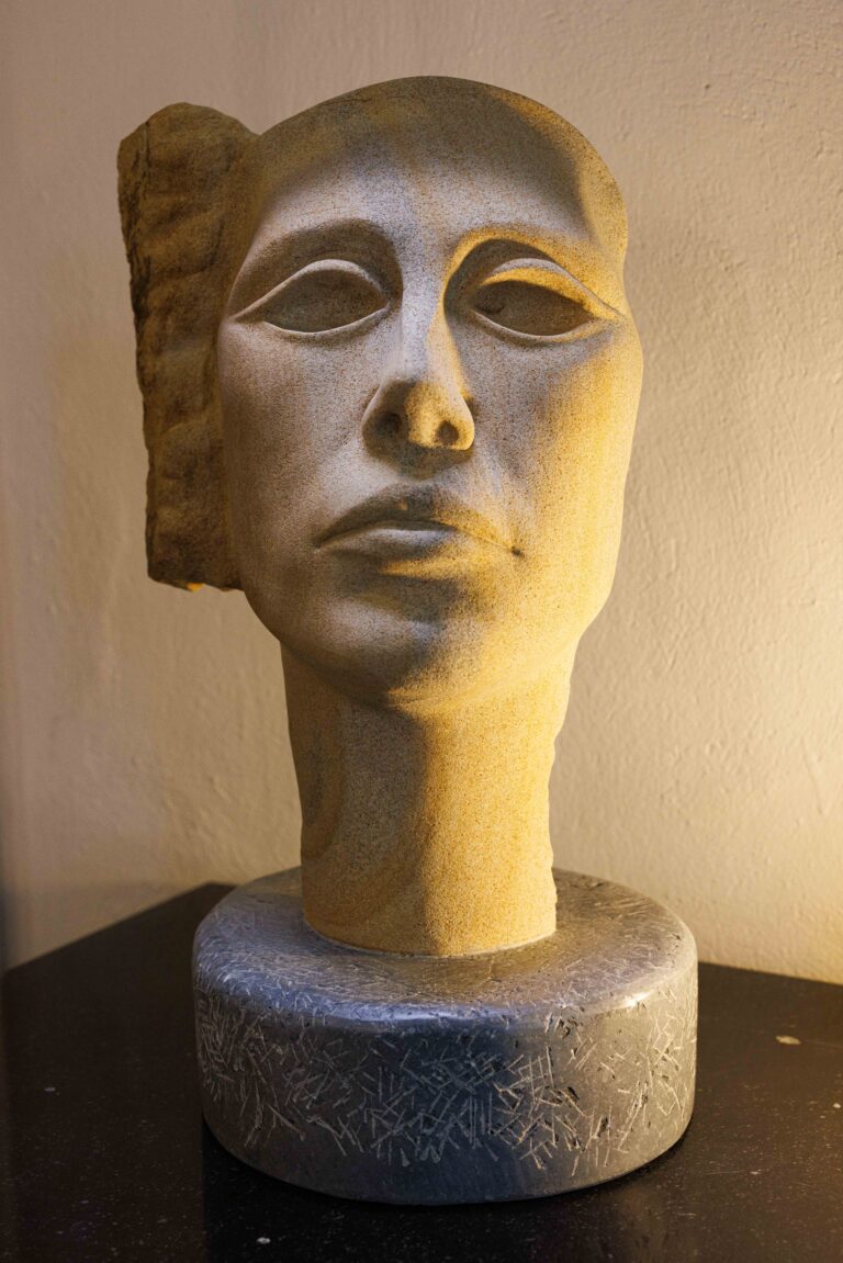 Stone found along Atlantic Coast featuring at Limerick exhibit